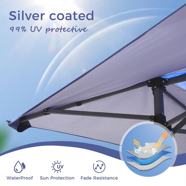 13' x 13' Outdoor Canopy Patio Gazebo Reinforced garden Pop