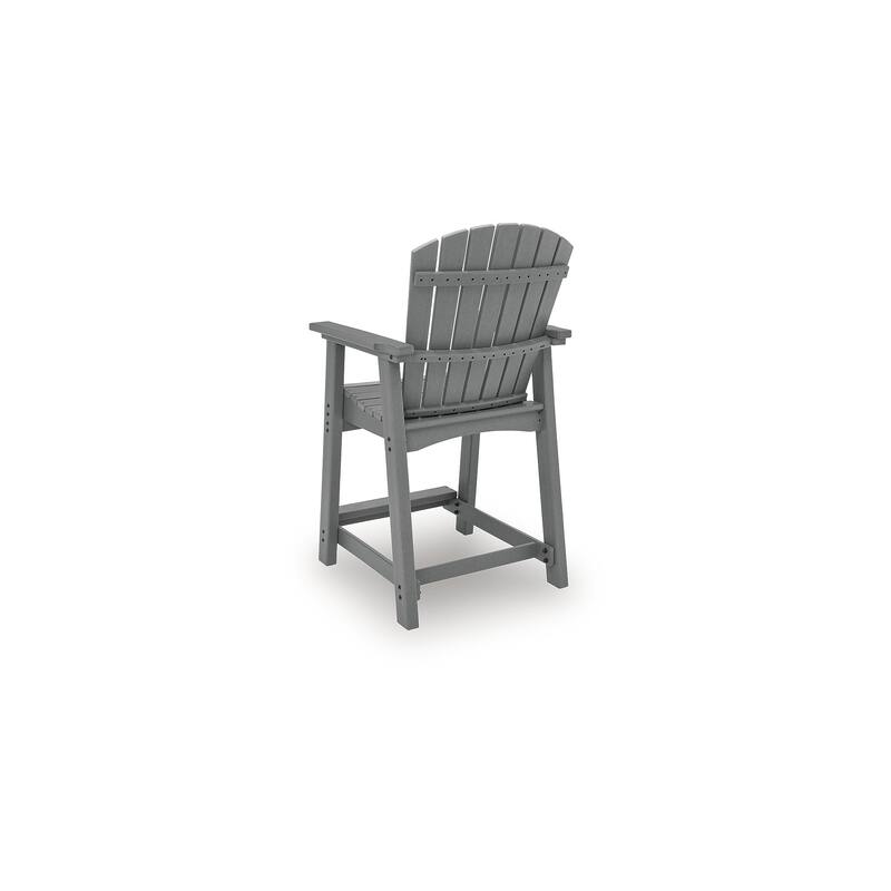 Signature Design by Ashley Ross Cove Outdoor Counter Height Bar Stool (Set of 2) - 26" W x 30" D x 47" H