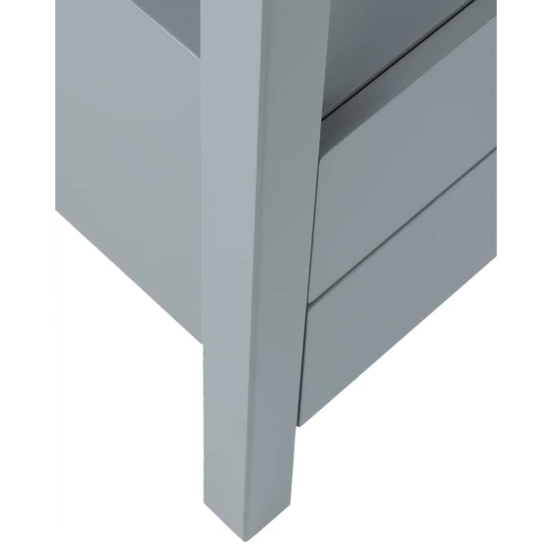 East at Main Painted Acacia Wooden End Table