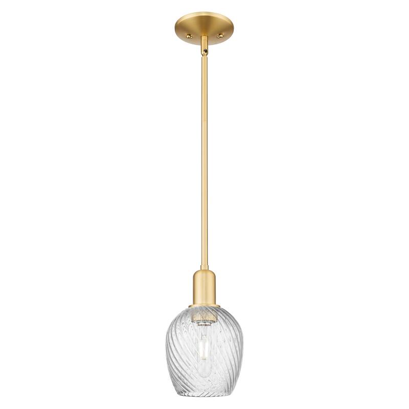 Innovations Lighting Endless Possibilities Arcadia - Salina - 1 Light 6" Stem Hung Mini Pendant - Satin Gold