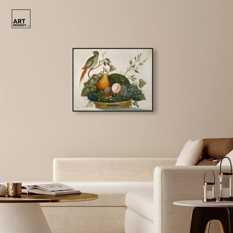 Randall Fruit with Parrot 1777 Canvas by Art Remedy