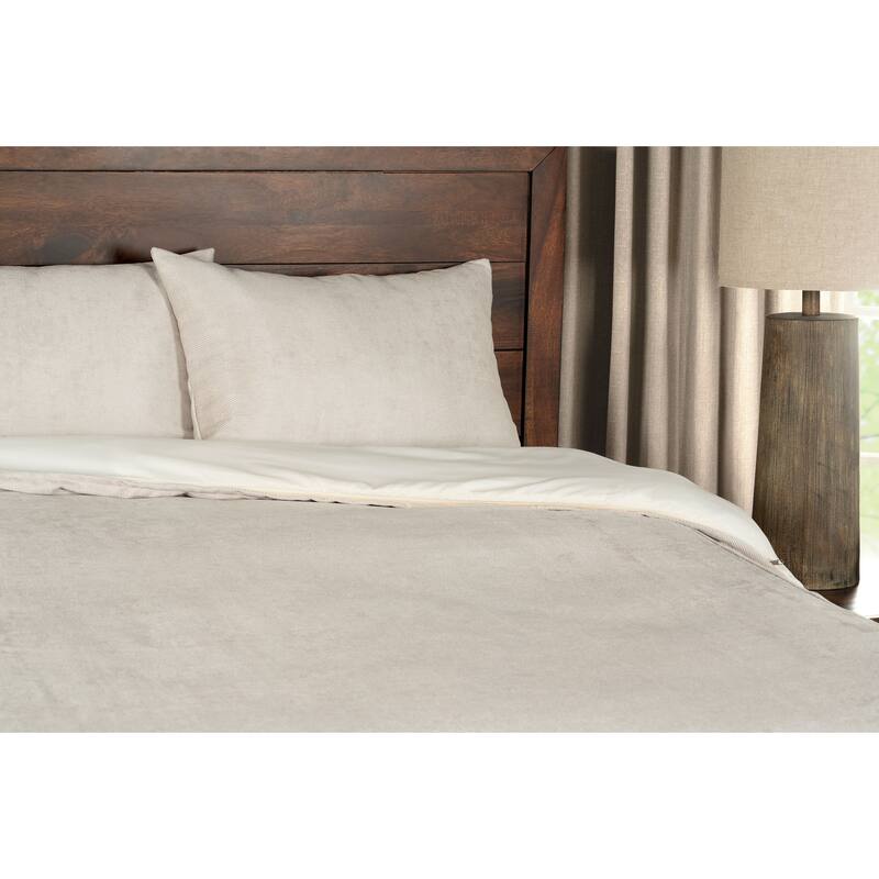 Tasha Luxe Velour Duvet Cover and Insert Set