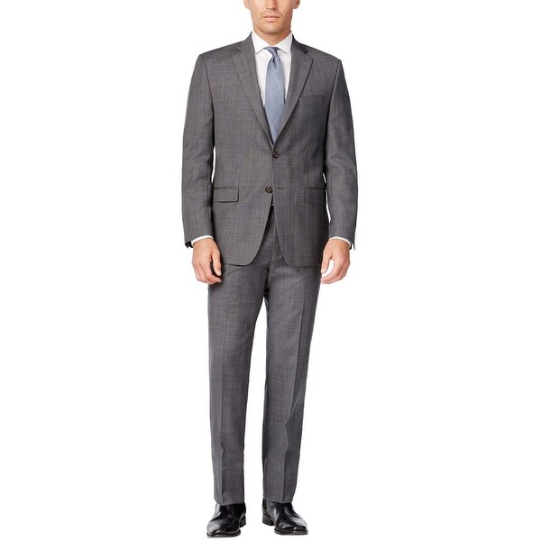 dark gray plaid pants