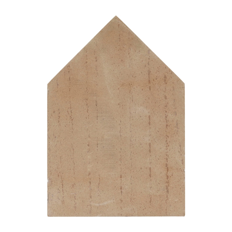 Love Grows Best In Houses Just Like This, Farmhouse Wood House-shaped Inspirational Tabletop Decor