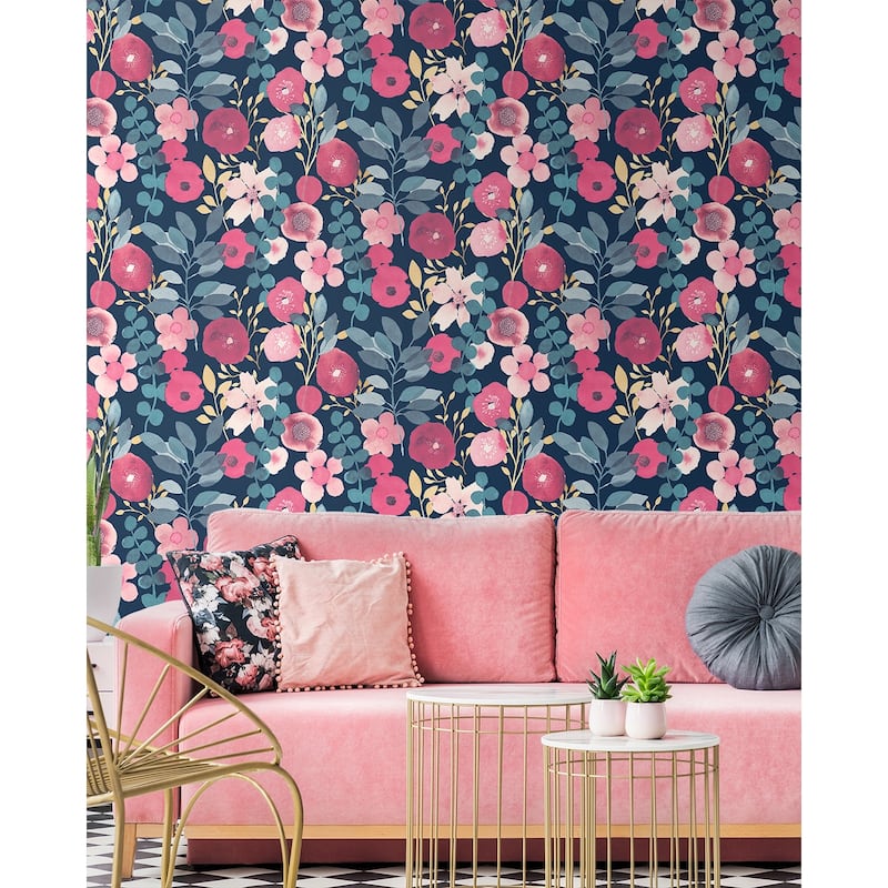 NextWall Garden Dance Peel and Stick Wallpaper