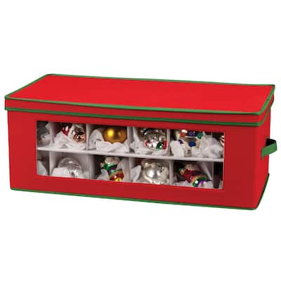 Household Essentials Ornament Storage Box - 27'' x 13.5'' x 10''