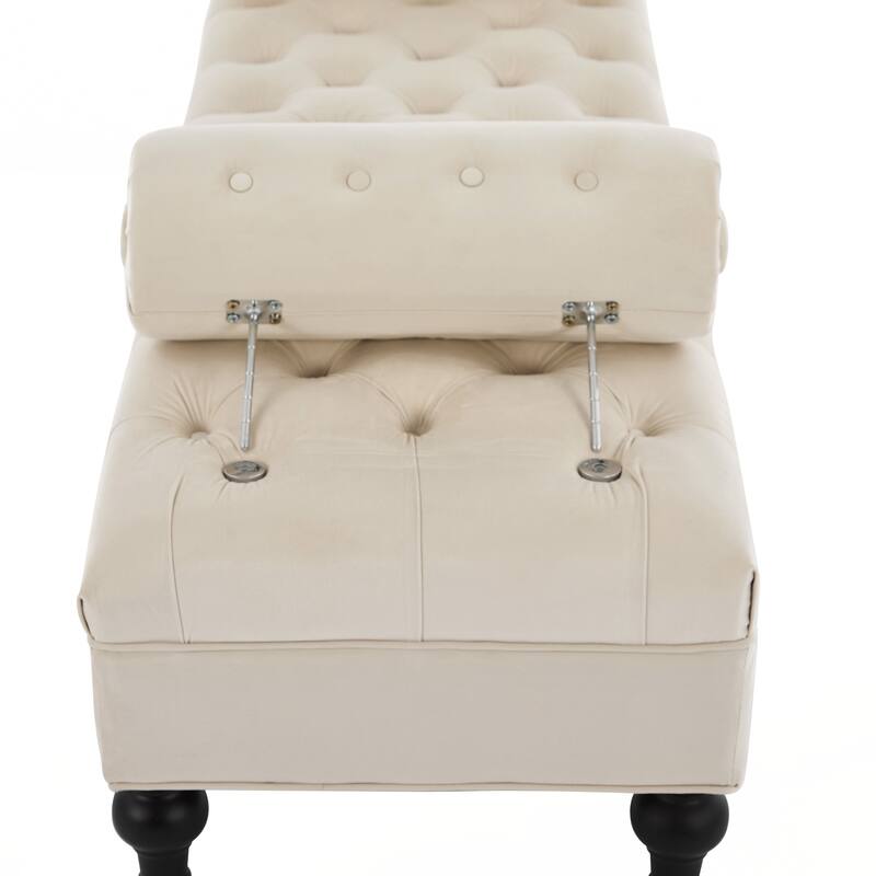 Comfy Upholstered Footstool,Ottoman for Bedroom,Living Room, Entryway