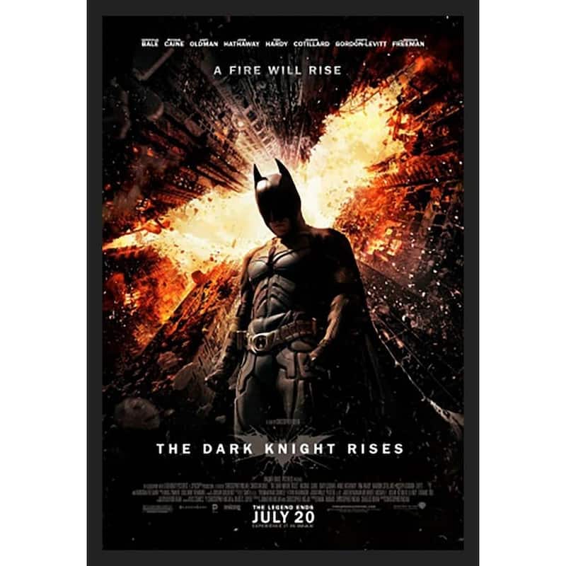 Enhance your surroundings with Batman Dark Knight Framed Poster - 24 x 36 Inch