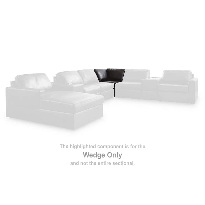 Signature Design by Ashley ModMax II Black 5-Piece Sectional - 108" W x 108" D x 36" H