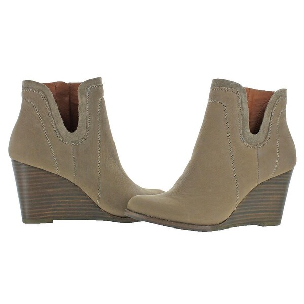 lucky brand yenata wedge bootie