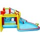 preview thumbnail 6 of 7, 7-In-1 Inflatable Slide Water Park Combines a Soccer Garden Bouncer, Splash Pool, Water Gun, Climbing Wall, Basketball Hoop