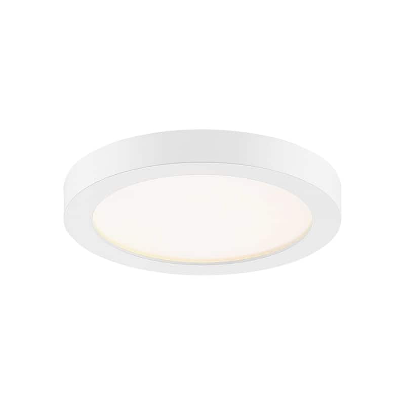 James Allan Randolph 8" Wide LED Flush Mount Ceiling Fixture