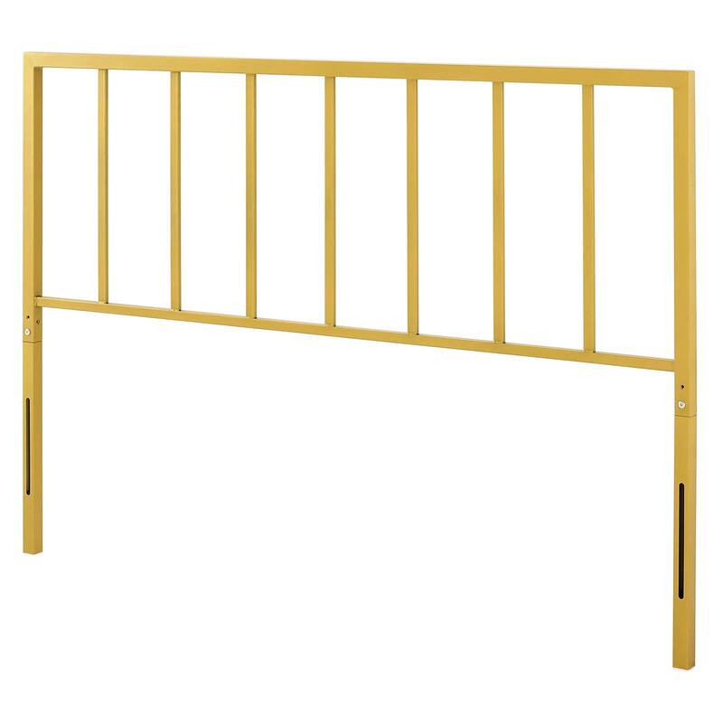 Kenvil Classic Queen Size Gold Metal Headboard