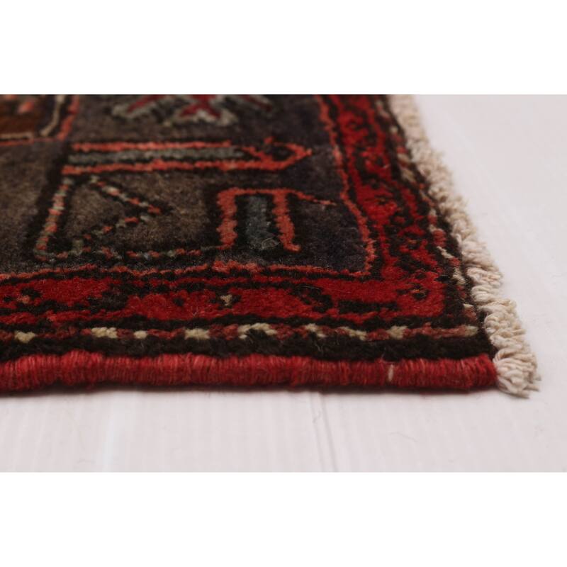 ECARPETGALLERY Hand-knotted Anadol Red Wool Rug - 3'7 x 10'4
