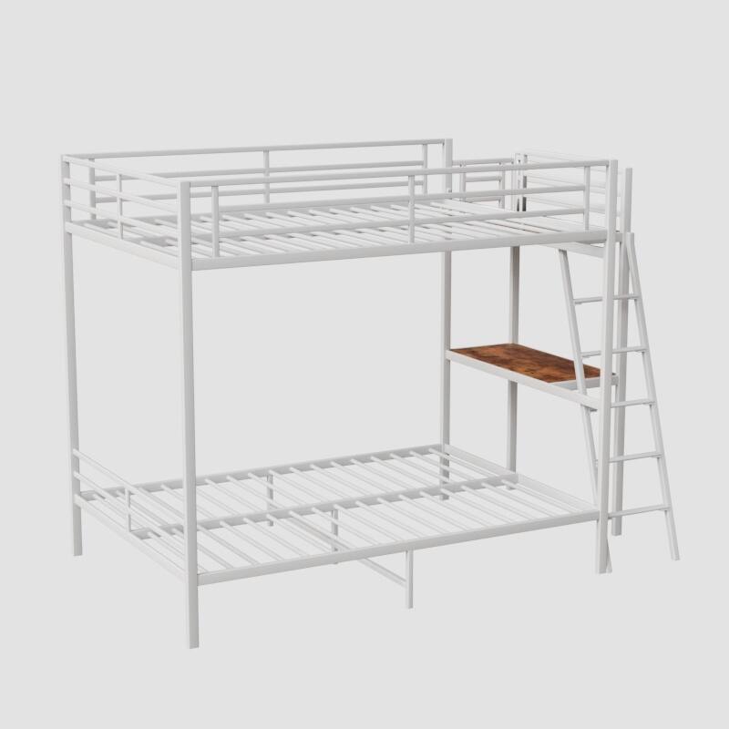 Full size bunk bed with LED light and Charging socket