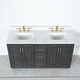 preview thumbnail 132 of 196, Altair Gazsi Bathroom Vanity with Composite Stone Countertop without Mirror