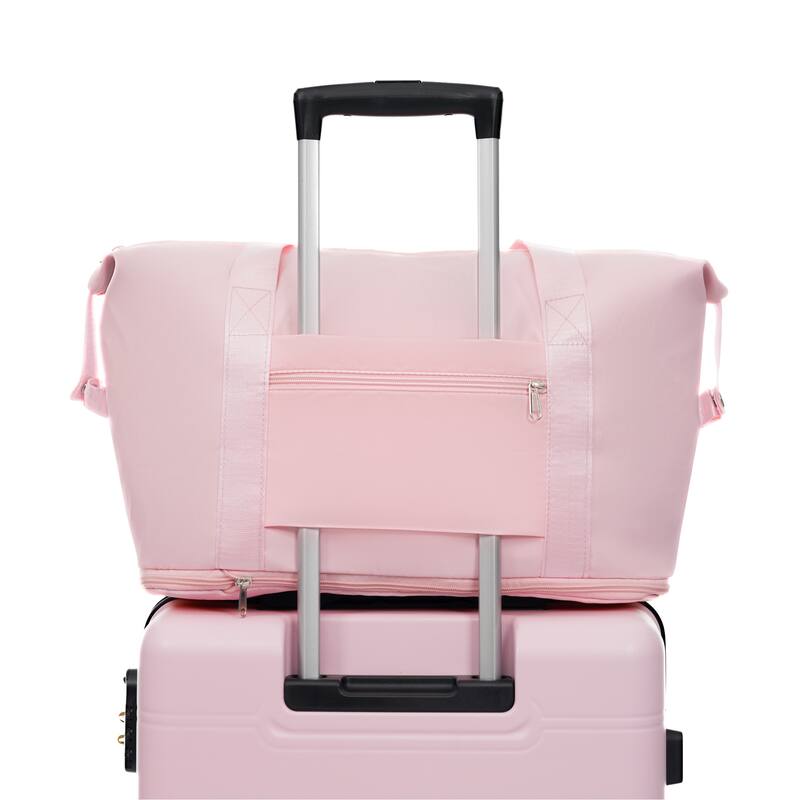 6 Piece Luggage Set, with Double Spinner Wheels Handle Password Lock, 14 IN Cosmetic Case 20/24/28 IN Luggages with Bag