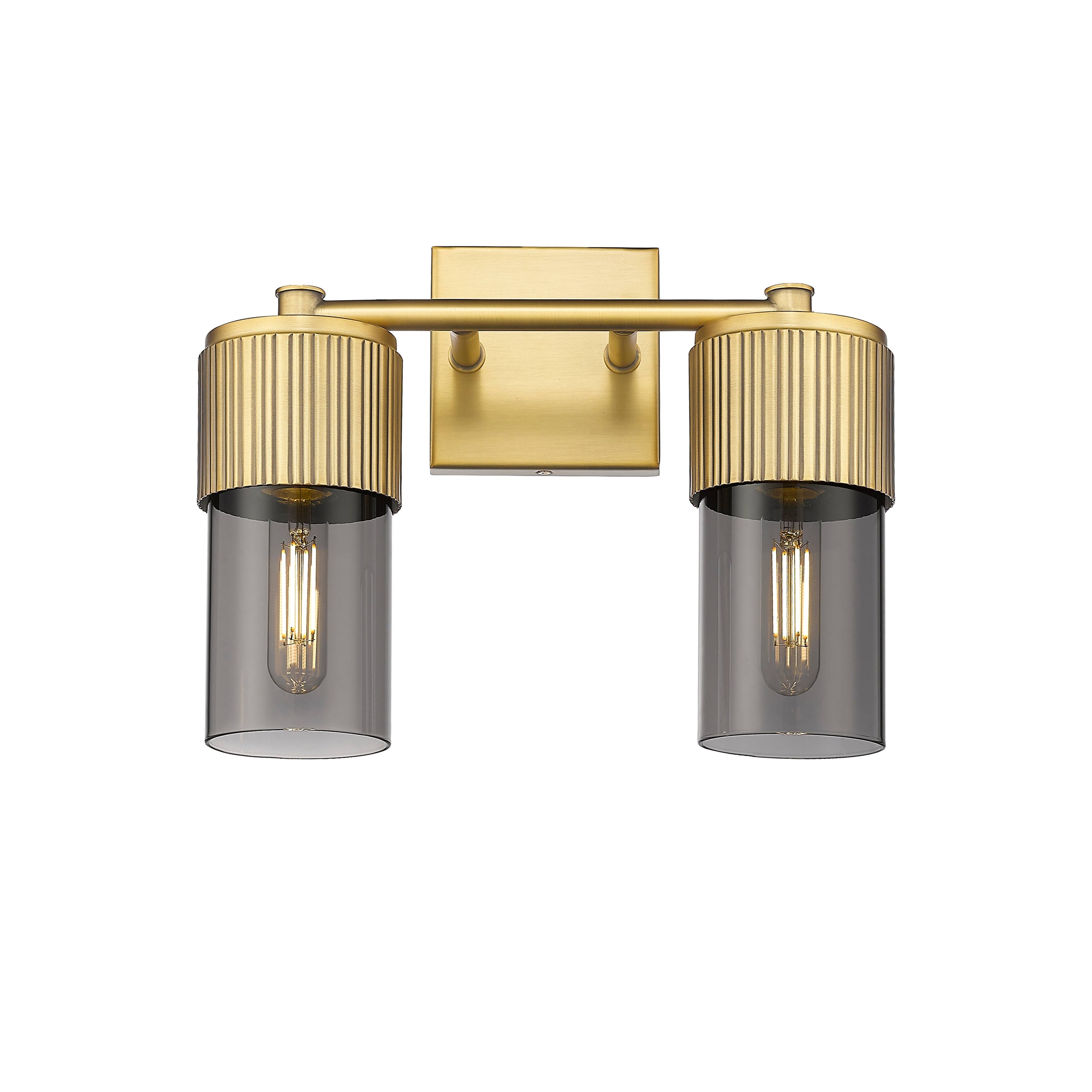 Option Brushed Brass / Light Smoke
