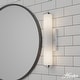 preview thumbnail 3 of 9, Hunter Holly Grove Bathroom Vanity Wall Light, Art or Shelf Light - Contemporary - Damp Rated!