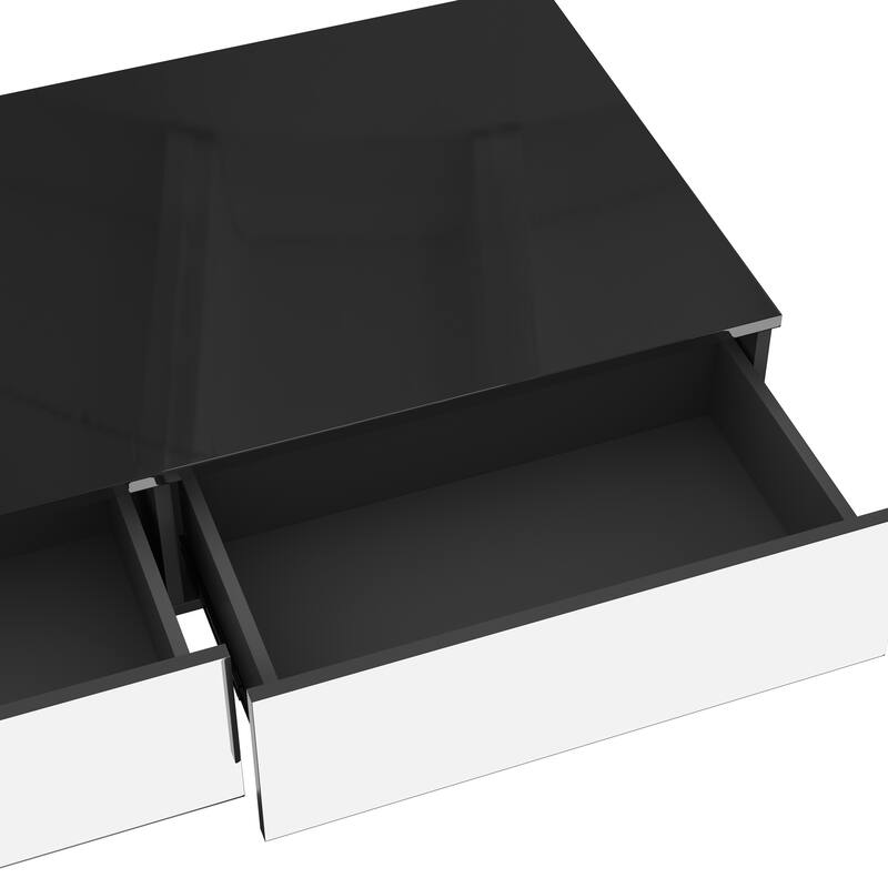 Rectangular Mirror Coffee Table