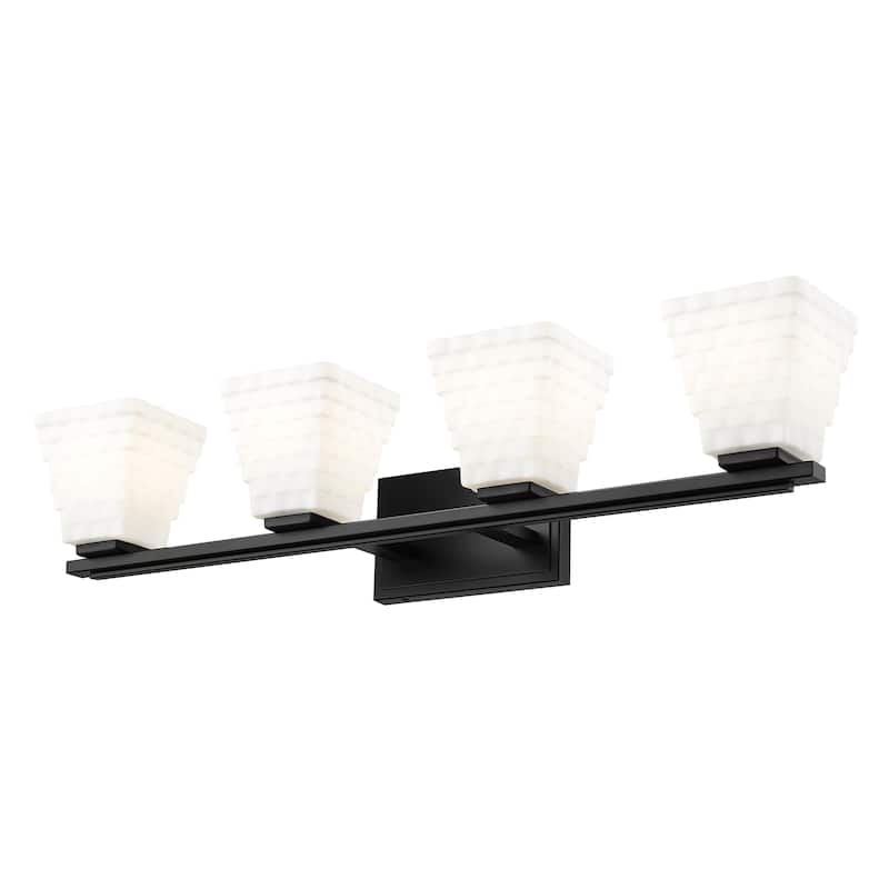 Z-Lite Annalise 4 Light Vanity - Matte Black