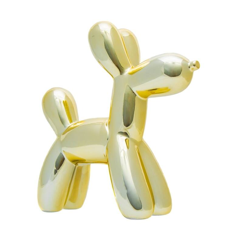 Interior Illusions Plus Mini Ceramic Dog Piggy Bank - 7.5in tall