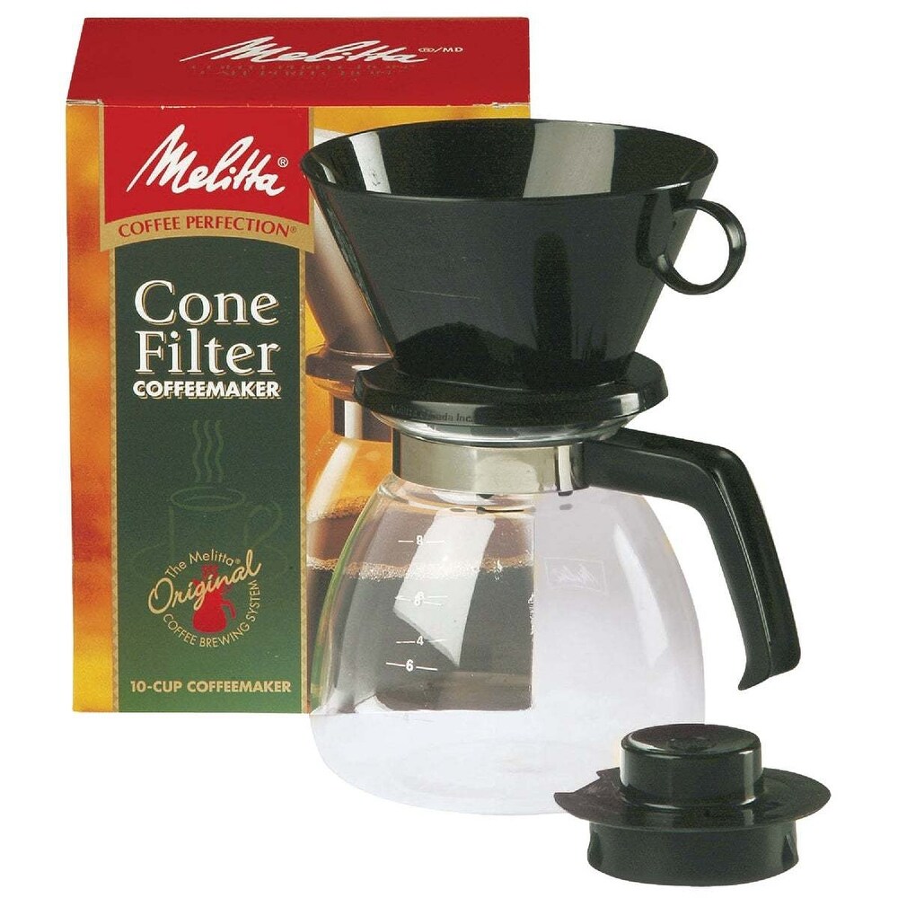 https://ak1.ostkcdn.com/images/products/is/images/direct/6f71c80118c977e3878c75b9db54d720d3b182db/Melitta-10-Cup-Drip-Cone-Black-Coffee-Maker---1-Each.jpg