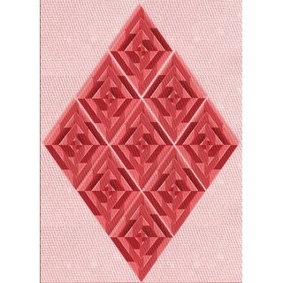 Ahgly Company Machine Washable Transitional Deep Rose Pink Area Rugs ...