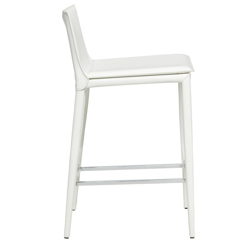 Hilton 25.5" Leather Counter and Bar Stool (Single)