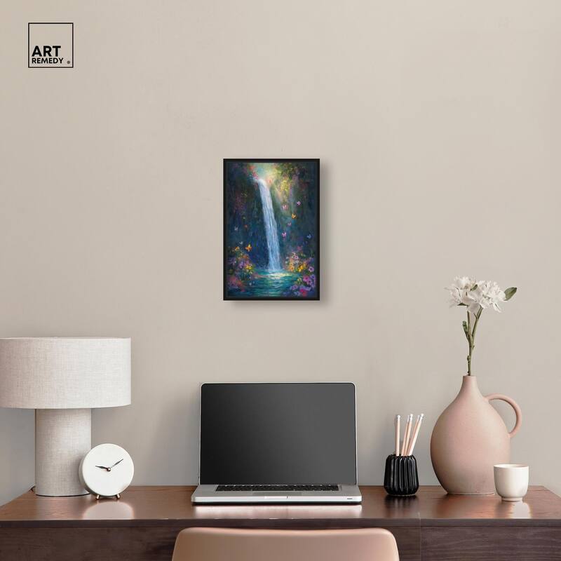 Hidden Falls II Canvas by Art Remedy
