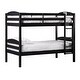 preview thumbnail 57 of 92, Walker Edison Solid Wood Convertible Twin-over-Twin Bunk Bed