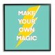 Stupell Make Your Own Magic Lightning Bolt Framed Giclee Art by Ashley ...