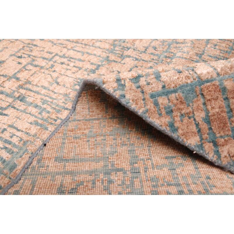 ECARPETGALLERY Hand-knotted Legacy Copper Silk, Wool Rug - 5'10 x 5'10