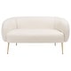 preview thumbnail 2 of 21, SAFAVIEH Couture High Line Collection Alena Off-White Polyester Blend Loveseat