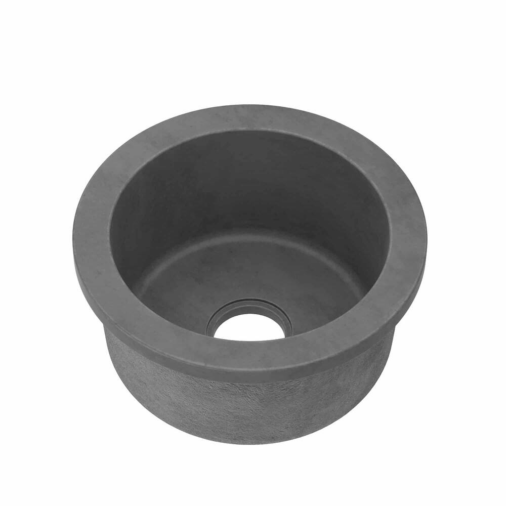 Olivos Handcrafted NativeStone Concrete Bar/ Prep Sink - 16" x 8"