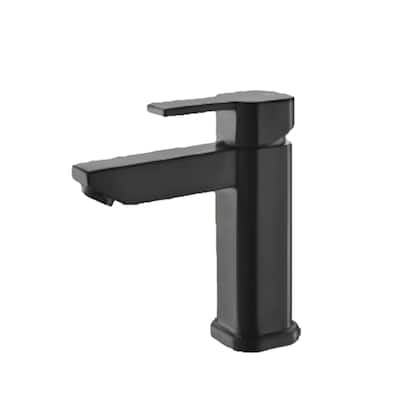 American Imaginations 1 Hole CSA Approved Stainless Steel Faucet In Black Color