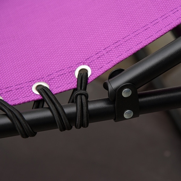 Outsunny Folding Chaise Lounge Chair Portable Lightweight