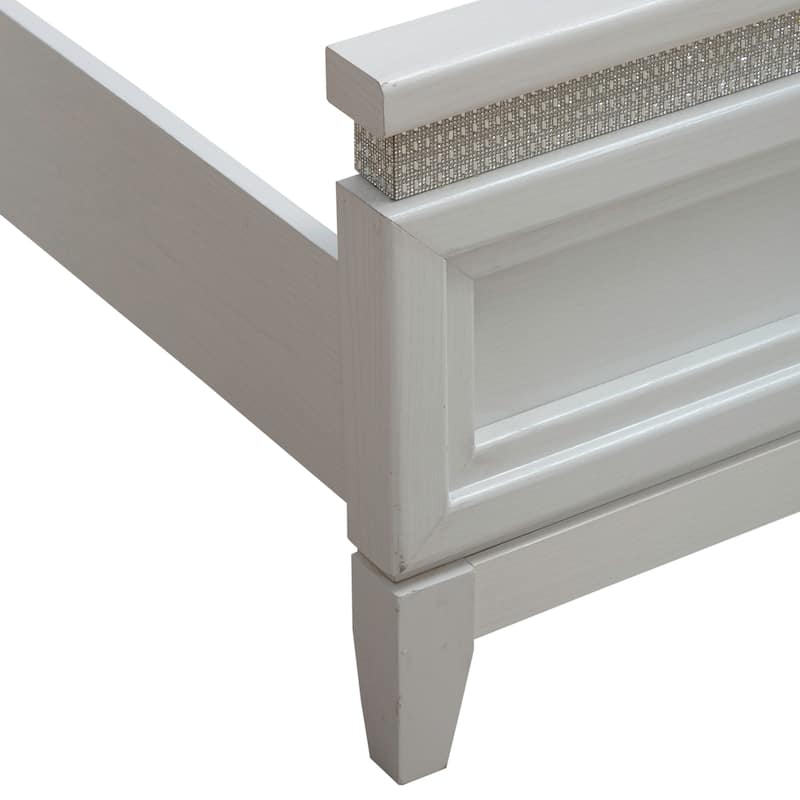 Liberty Furniture Reflections Upholstered Bed, Dresser & Mirror, Chest, Night Stand - King or Queen