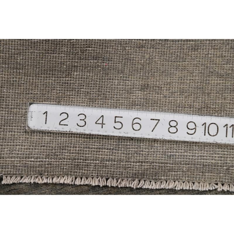 Hand Knotted Oriental 100% Wool Carpet Modern Modern Multi-Colored Gabbeh Area Rug - 4' 10'' X 3' 3''