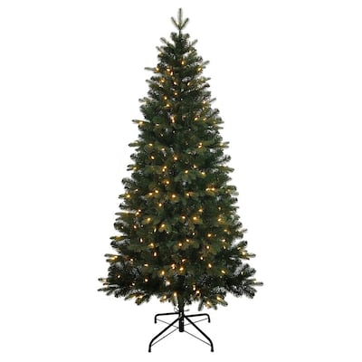 Kurt Adler 6-Foot Pre-Lit LED Studio Spruce Tree