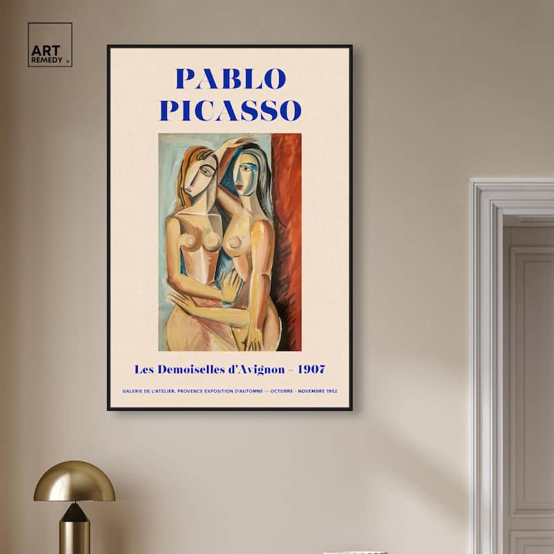 Picasso's Avignon Canvas by Art Remedy