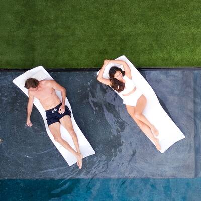 Ledge Lounger - Autograph Chaise - Inside Pool & Sun Shelf Lounge Chaise - Designed for Shelves Up to 12" - Set of 2