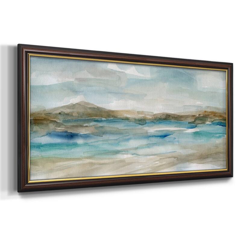 Peaceful Beach II Premium Framed Canvas- Ready to Hang