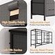 preview thumbnail 20 of 42, 55 Inch TV Stand 10 Drawer TV Dresser with Charging Station