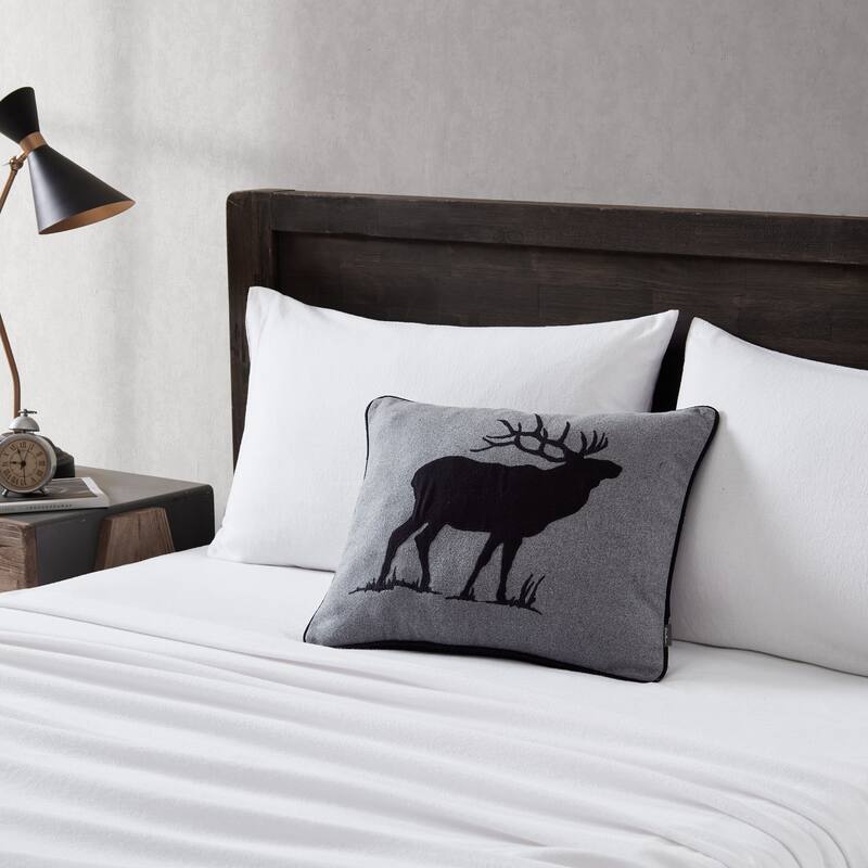 Eddie Bauer Elk Charcoal Breakfast Pillow