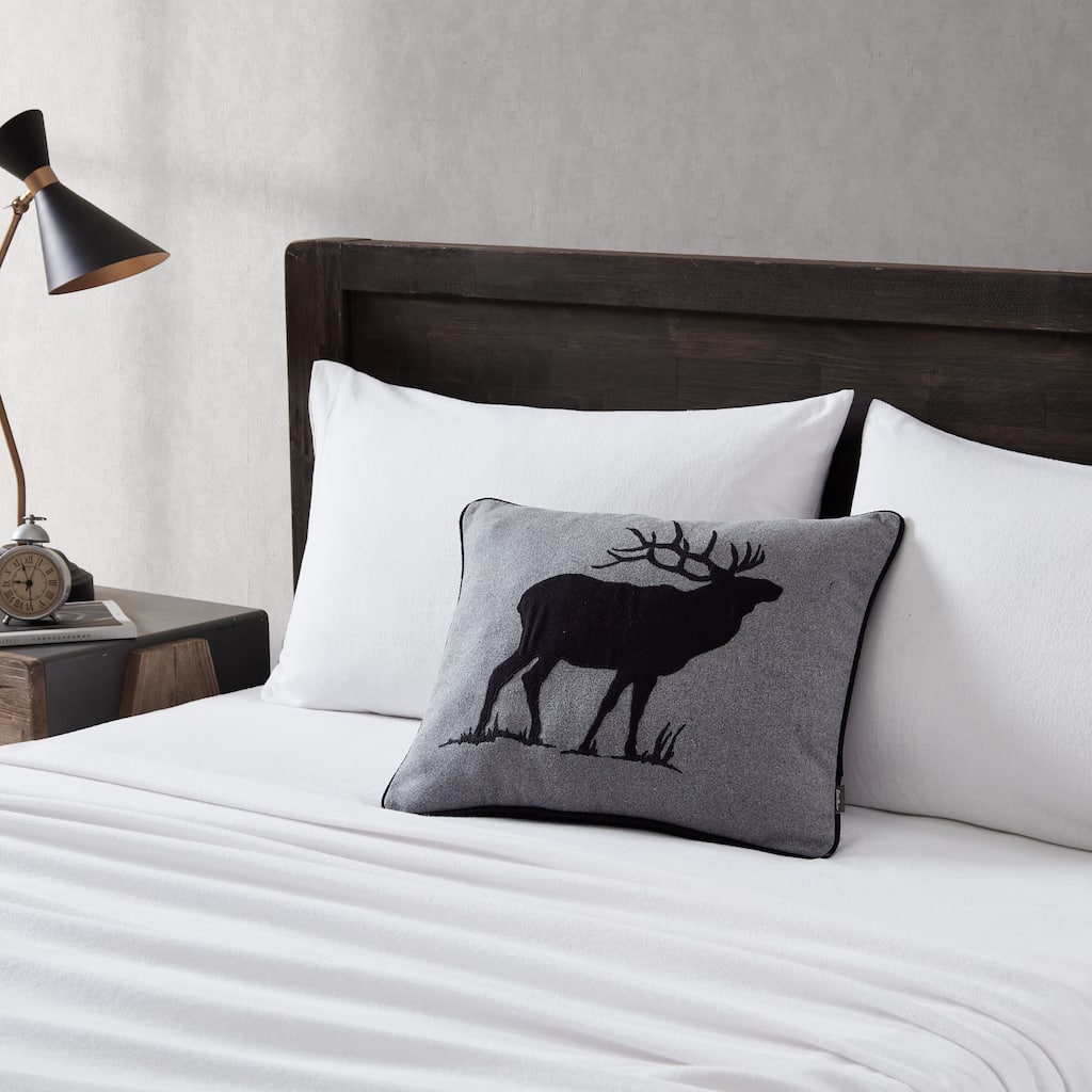 Eddie Bauer Elk Charcoal Breakfast Pillow
