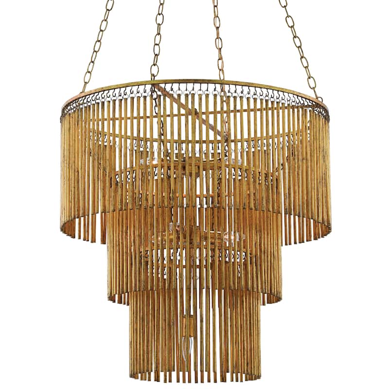 Currey & Company Mantra Chandelier - 31.5"h x 30"dia