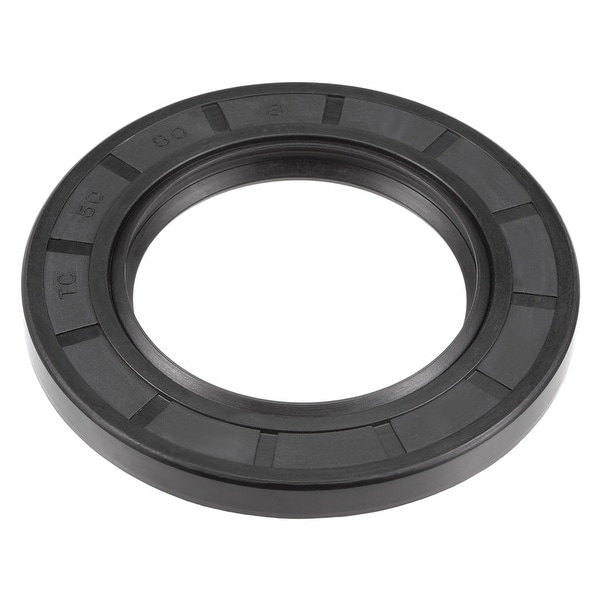Oil Seal, TC 50mm x 80mm x 8mm, Nitrile Rubber Cover Double Lip - 50mmx80mmx8mm