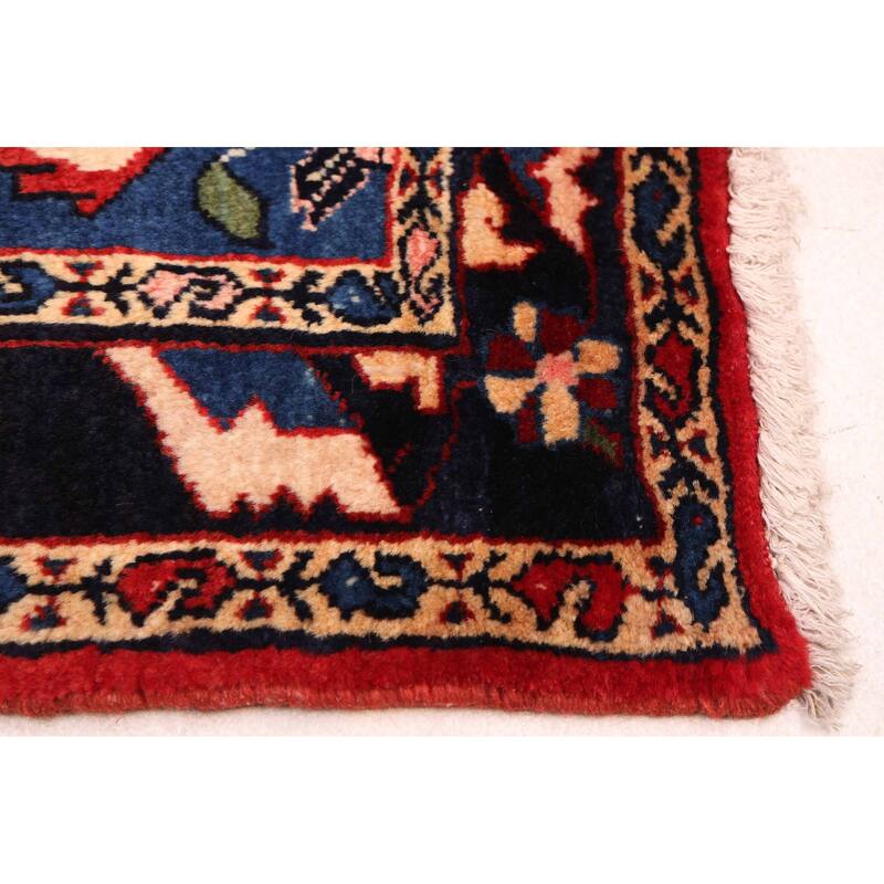 ECARPETGALLERY Hand-knotted Anadol Red Wool Rug - 3'9 x 5'8