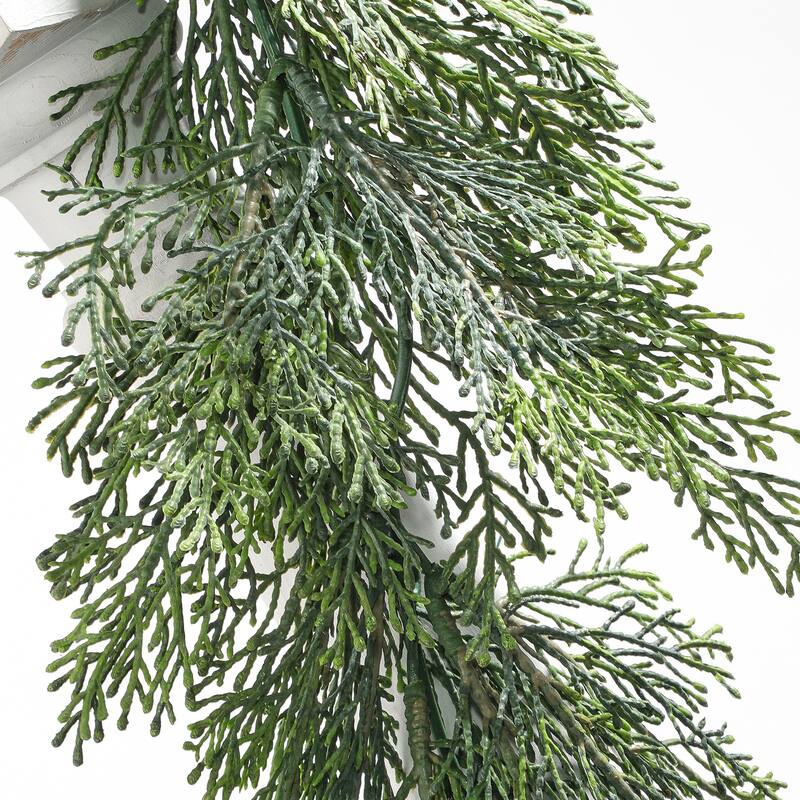 72" Plastic Cedar Greenery Garland